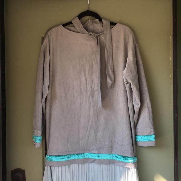 Lee Chung Chung Velvet Multi Layer Dress - Picture 2 of 11